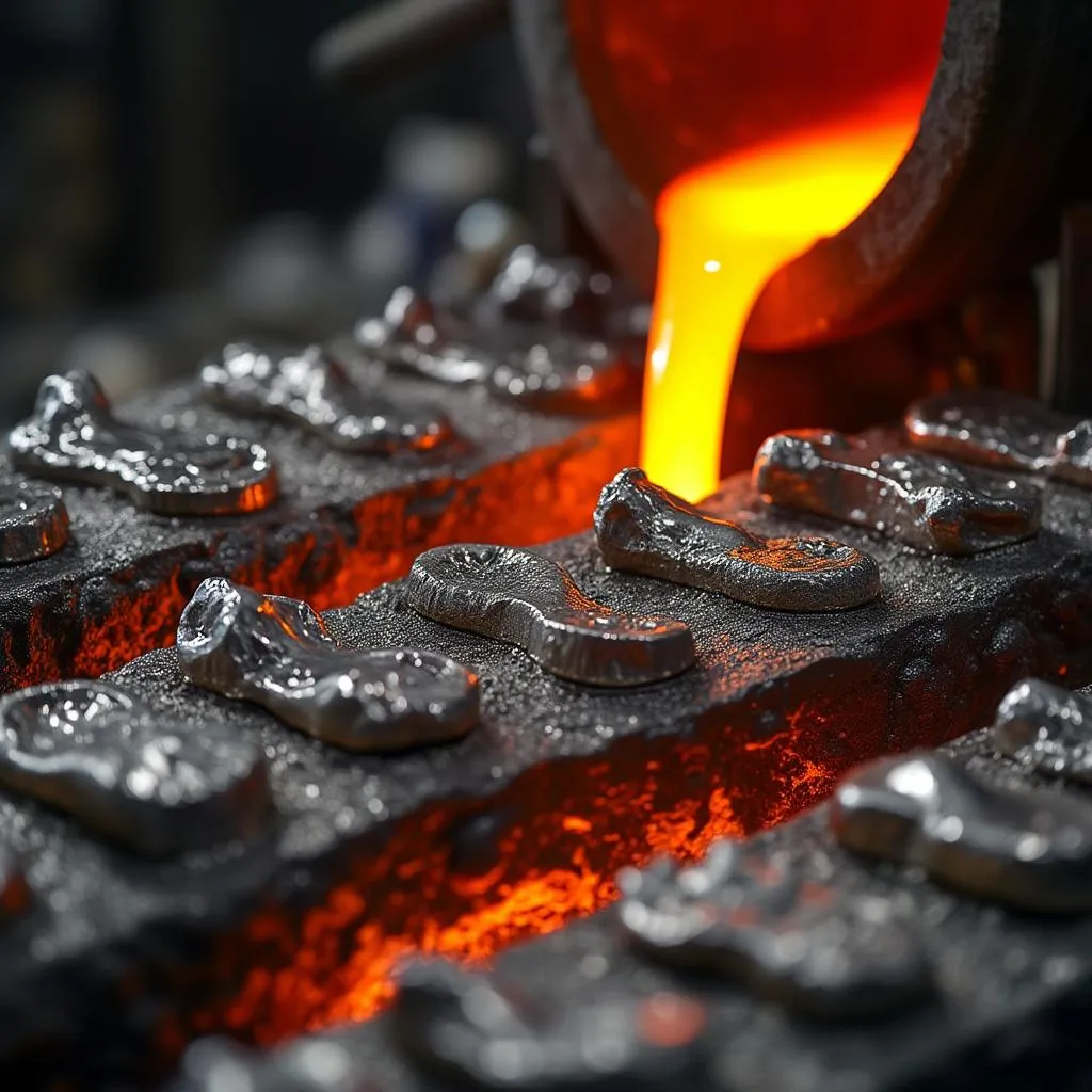 Proceso de refinamiento de plata