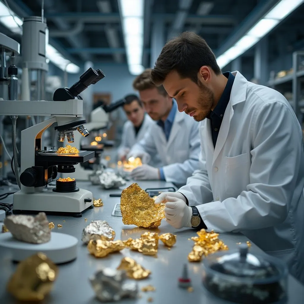 Laboratorio de análisis mineral
